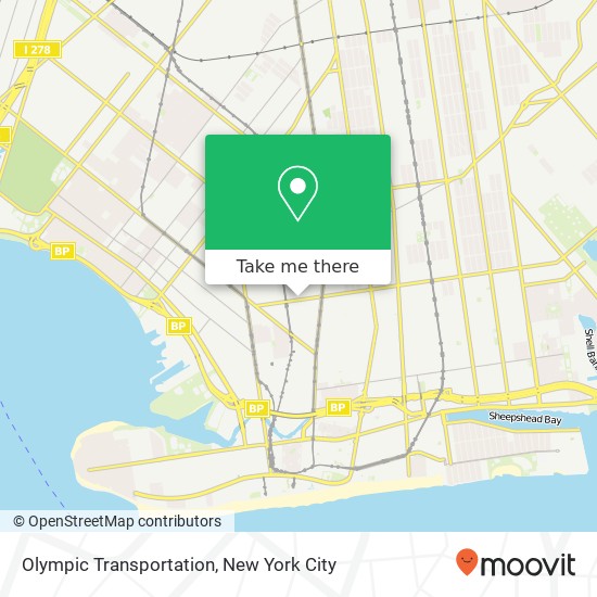 Olympic Transportation map