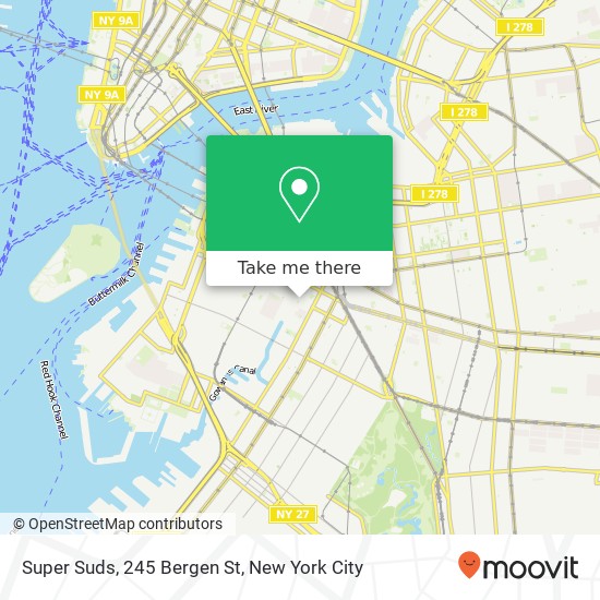 Super Suds, 245 Bergen St map