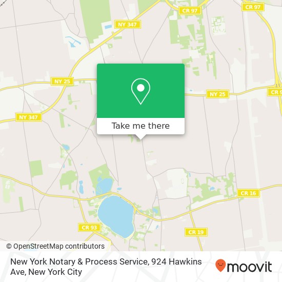 New York Notary & Process Service, 924 Hawkins Ave map