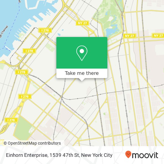 Einhorn Enterprise, 1539 47th St map