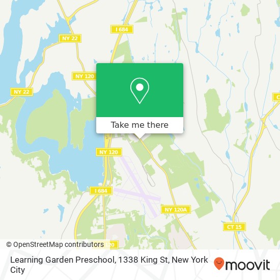Mapa de Learning Garden Preschool, 1338 King St