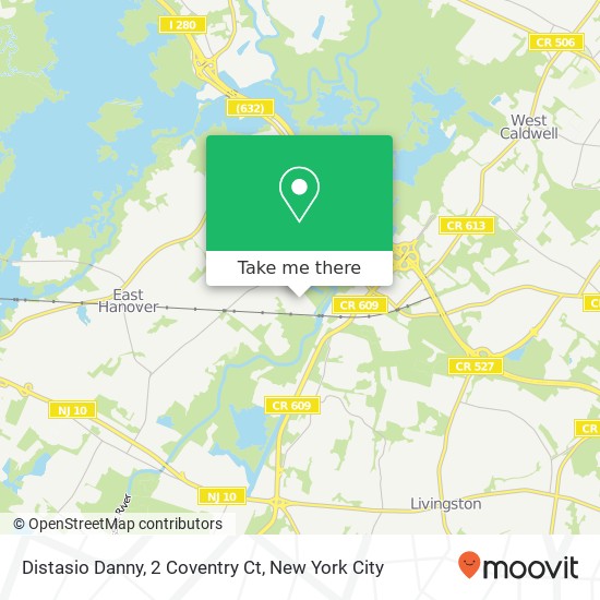 Mapa de Distasio Danny, 2 Coventry Ct