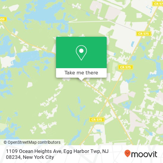 1109 Ocean Heights Ave, Egg Harbor Twp, NJ 08234 map