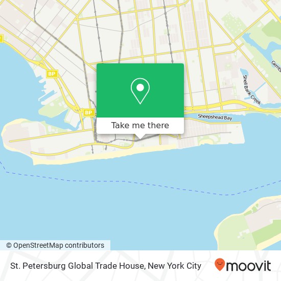 St. Petersburg Global Trade House map