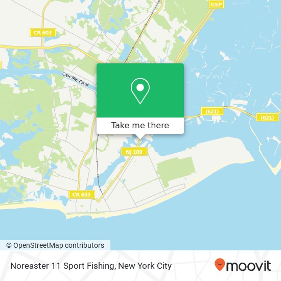 Mapa de Noreaster 11 Sport Fishing