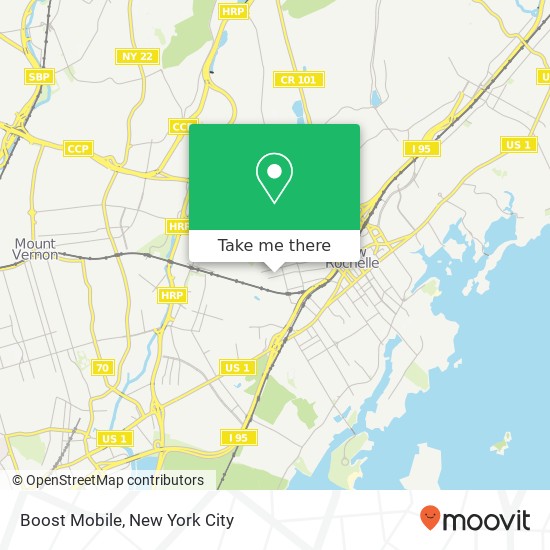 Mapa de Boost Mobile