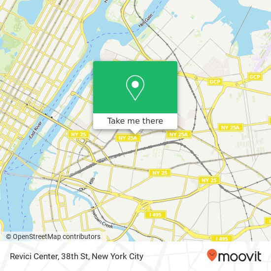 Revici Center, 38th St map