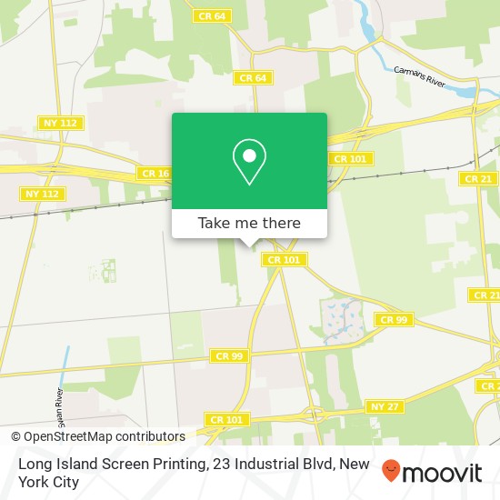 Long Island Screen Printing, 23 Industrial Blvd map