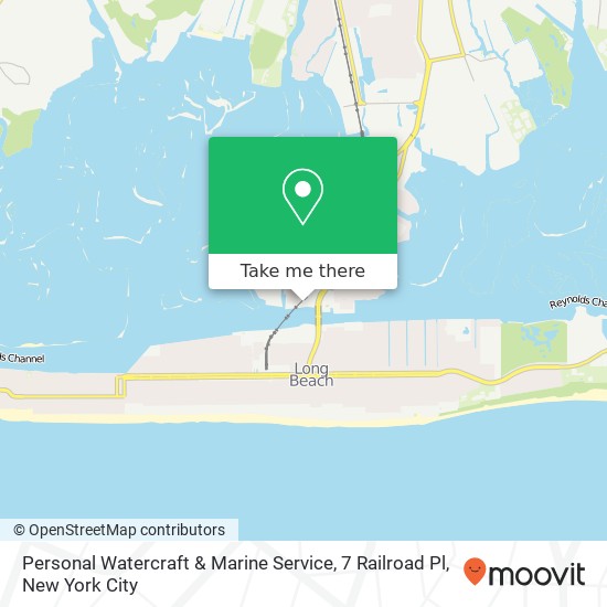 Mapa de Personal Watercraft & Marine Service, 7 Railroad Pl