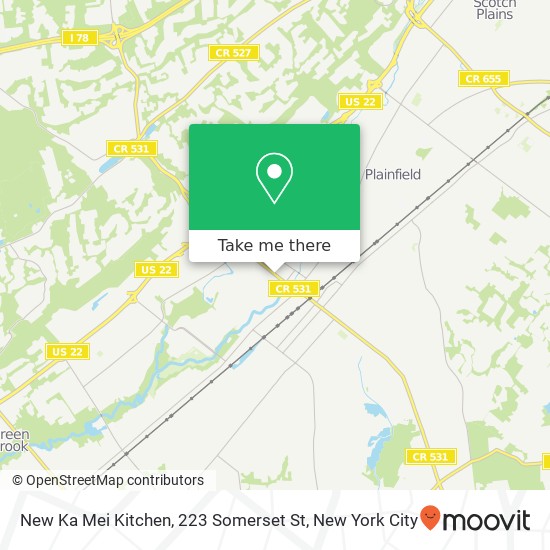 Mapa de New Ka Mei Kitchen, 223 Somerset St