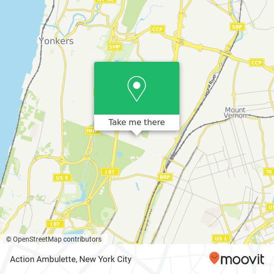 Action Ambulette map