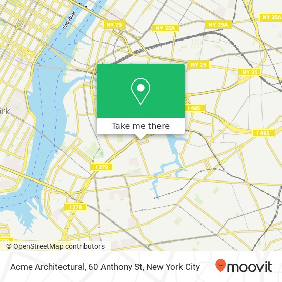 Mapa de Acme Architectural, 60 Anthony St