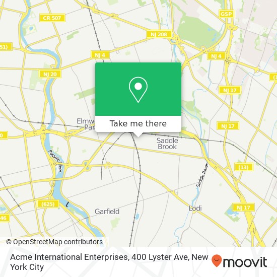 Mapa de Acme International Enterprises, 400 Lyster Ave