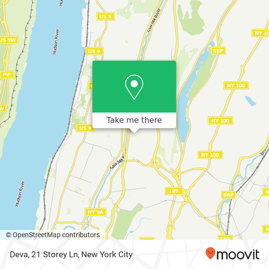 Deva, 21 Storey Ln map