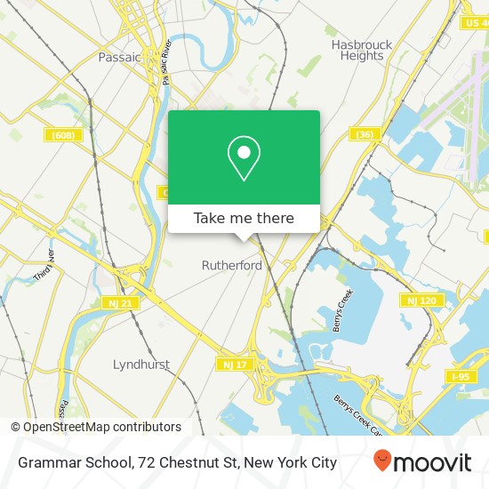Mapa de Grammar School, 72 Chestnut St