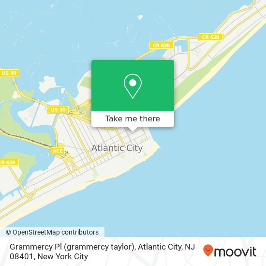 Grammercy Pl (grammercy taylor), Atlantic City, NJ 08401 map
