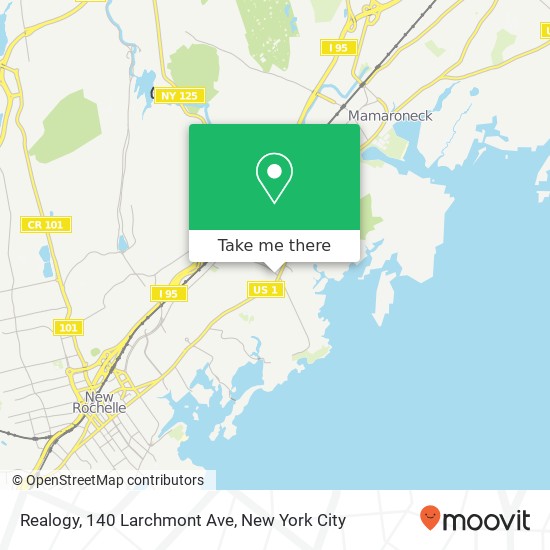 Mapa de Realogy, 140 Larchmont Ave