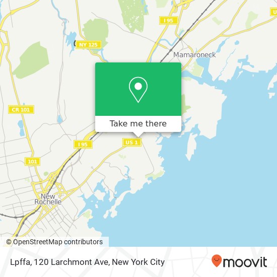 Mapa de Lpffa, 120 Larchmont Ave