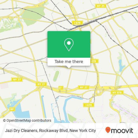 Mapa de Jazi Dry Cleaners, Rockaway Blvd