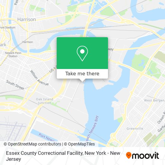 Essex County Correctional Facility map