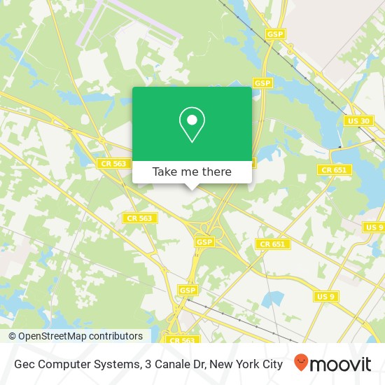 Gec Computer Systems, 3 Canale Dr map