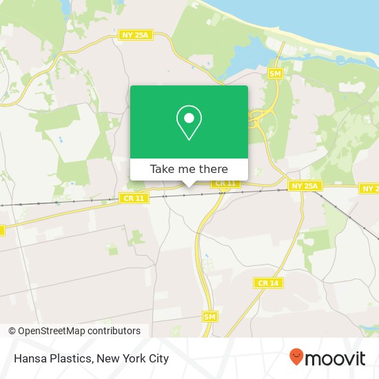 Hansa Plastics map