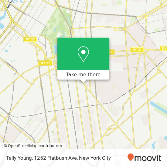 Tally Young, 1252 Flatbush Ave map