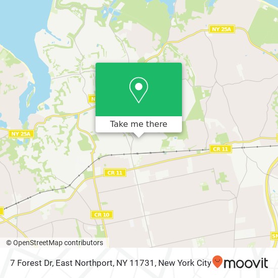 7 Forest Dr, East Northport, NY 11731 map