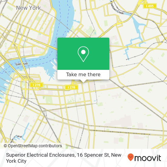 Mapa de Superior Electrical Enclosures, 16 Spencer St