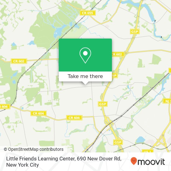 Little Friends Learning Center, 690 New Dover Rd map