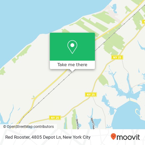 Mapa de Red Rooster, 4805 Depot Ln