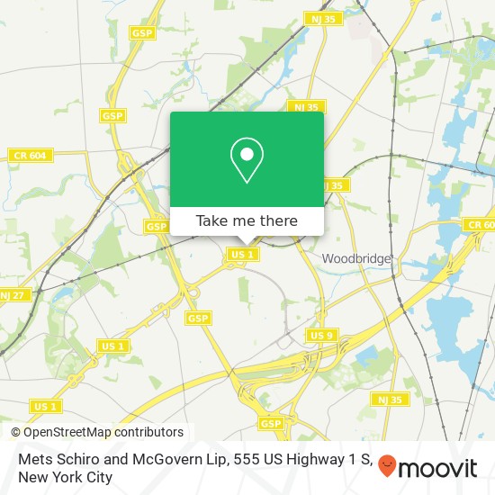 Mapa de Mets Schiro and McGovern Lip, 555 US Highway 1 S