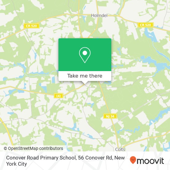 Mapa de Conover Road Primary School, 56 Conover Rd