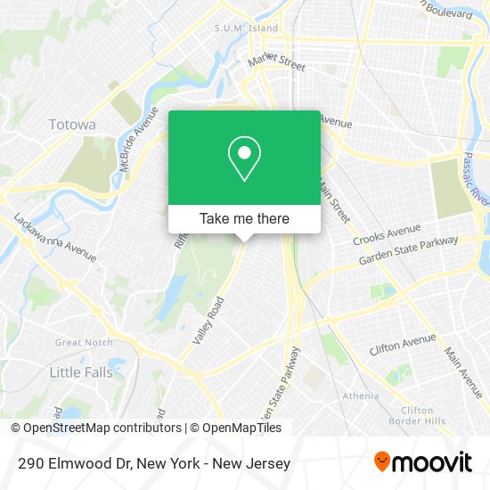 290 Elmwood Dr, Clifton, NJ 07013 map