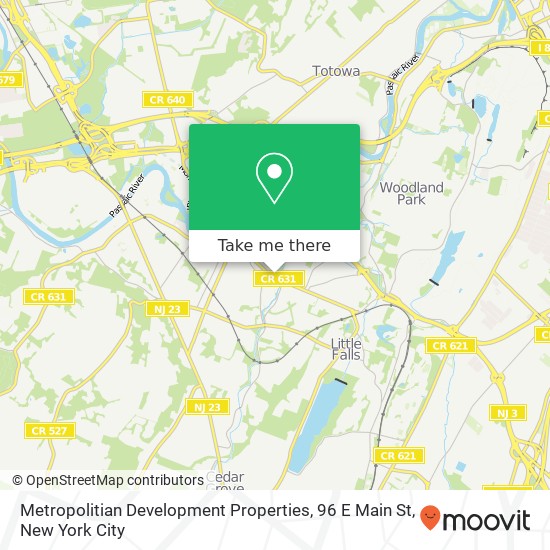 Mapa de Metropolitian Development Properties, 96 E Main St