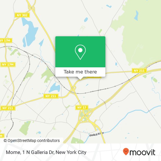 Mapa de Mome, 1 N Galleria Dr