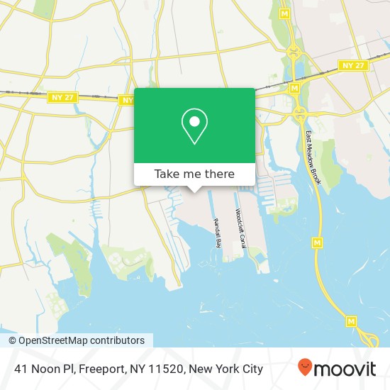 41 Noon Pl, Freeport, NY 11520 map