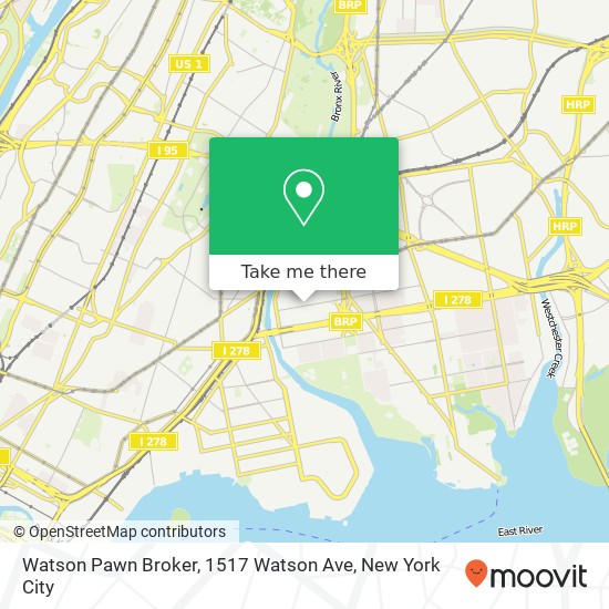 Watson Pawn Broker, 1517 Watson Ave map
