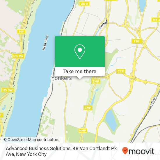 Mapa de Advanced Business Solutions, 48 Van Cortlandt Pk Ave