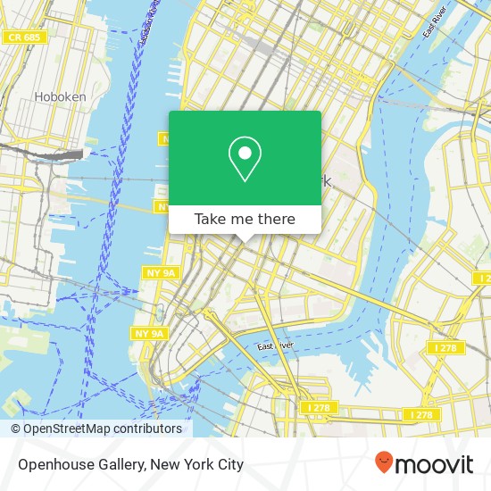 Mapa de Openhouse Gallery