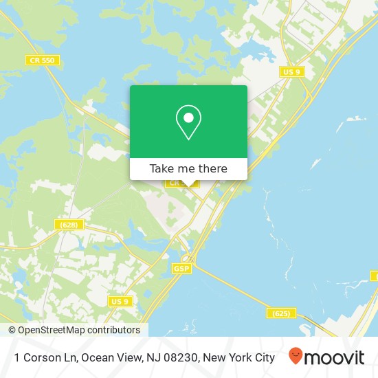 1 Corson Ln, Ocean View, NJ 08230 map