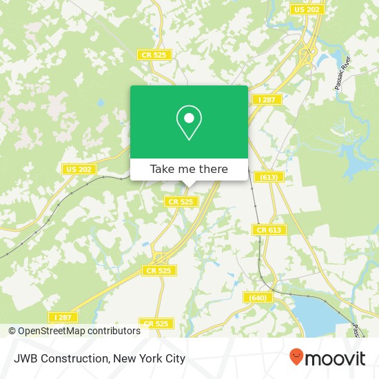 JWB Construction map