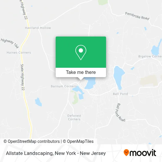 Allstate Landscaping map