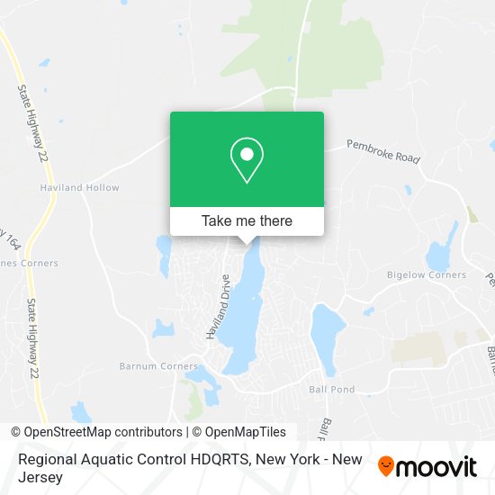 Regional Aquatic Control HDQRTS map