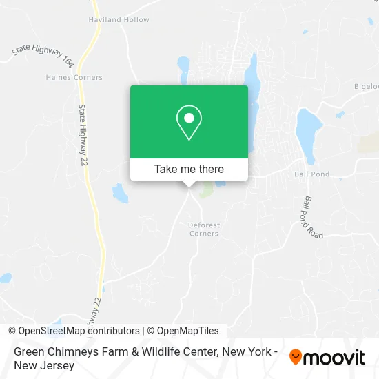 Green Chimneys Farm & Wildlife Center map