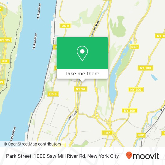 Mapa de Park Street, 1000 Saw Mill River Rd