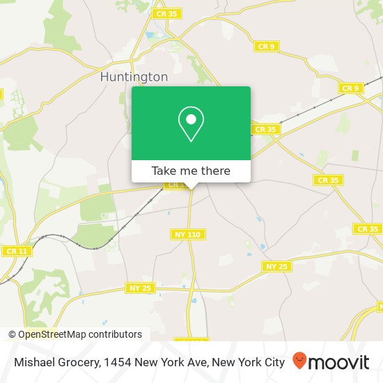 Mapa de Mishael Grocery, 1454 New York Ave