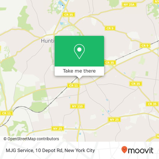 Mapa de MJG Service, 10 Depot Rd