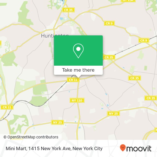 Mapa de Mini Mart, 1415 New York Ave