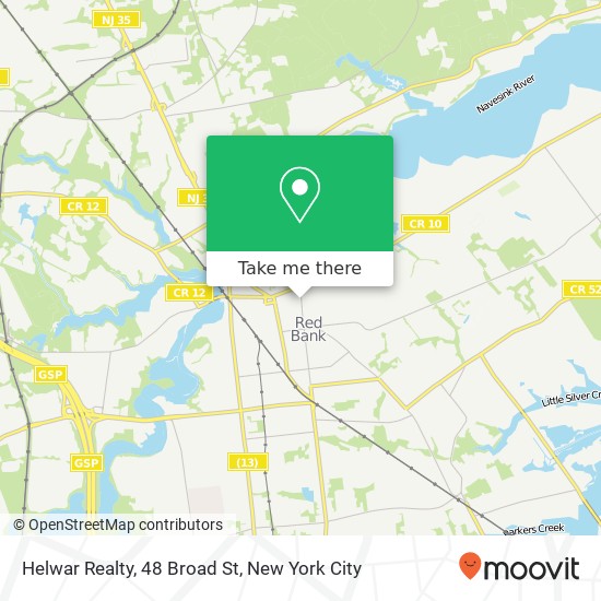 Mapa de Helwar Realty, 48 Broad St